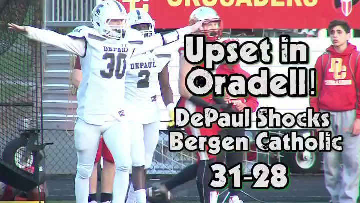 Good morning depaul. Just a reminder that this Saturday our boys will become the number 1 team in the state against those sewer rats from oradeLL. Game is at bergen @ 1. Theme is a green out. BE THERE  #pt2 #buckfergen #ourstate