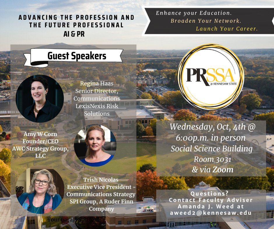 Kennesaw PRSSA tweet media