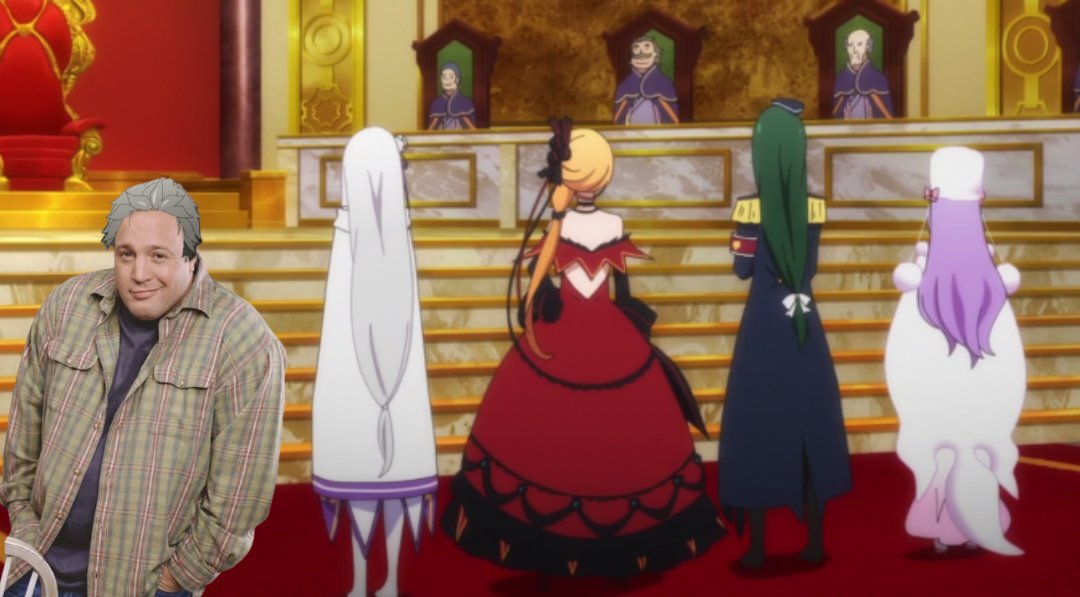 GrafvRZ's tweet image. When you promise her to stay still &amp;amp; not show up at the royal selection but you do it anyway #arc3