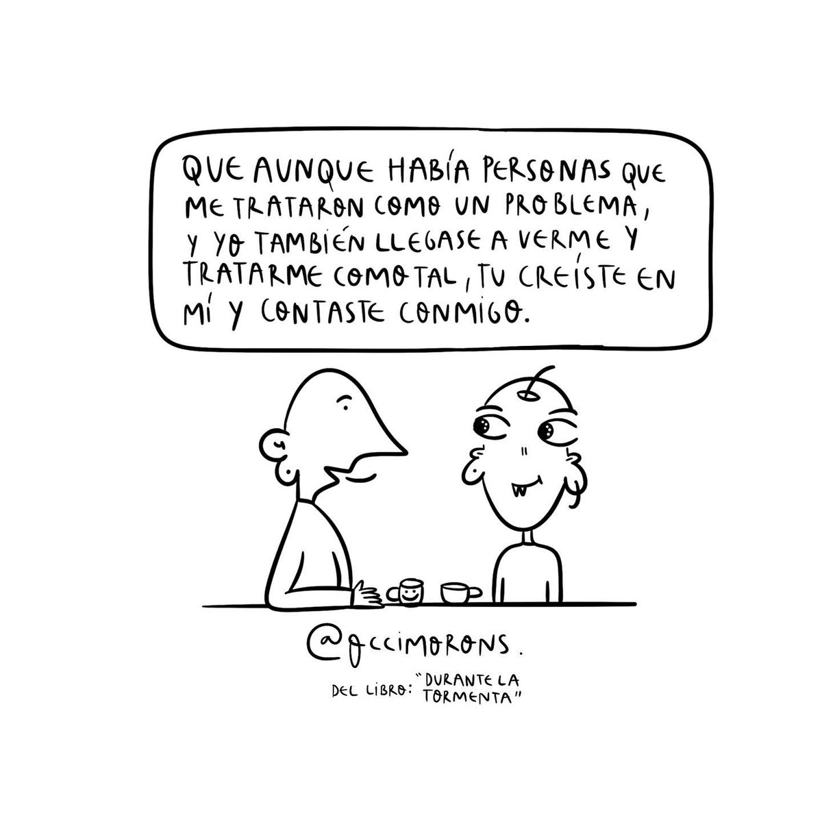 occimorons's tweet photo. Bonitas las personas que son un lugar seguro, que nos acompañan, que creen en nosotras, que nos hacen parte de su vida (aunque estemos mal) https://t.co/D2n2tC5HZB