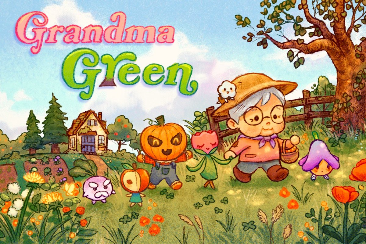 myPotatoGames's tweet photo. Grandma Green is a beyond adorable farming game that reminds me of Harvest Moon. Build a new home and grow a cozy little garden. Crossbreed flowers and veggies, use decor to spice up our garden - and compete in town festivals. Using Grandmas Green Thumb you can even bring talking plants to life, care for them and build a friendship with your plant friends. Now on mobile!