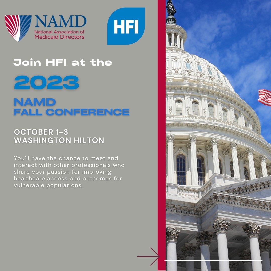 Don’t miss out on one of the year’s best conferences, a one-of-a-kind gathering of #Medicaid directors, state agency leaders, industry partners and key stakeholders. @statemedicaid #NAMDfallconference2023 #MedicaidDirectors #healthcare #vulnerablepopulations