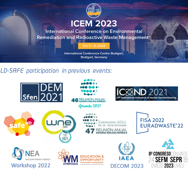 LD-SAFE is making great efforts in disseminating its objectives &amp; achievements. Next step:
👉ICEM 2023 – D/D&amp;D R&amp;D Activities in Stuttgart (Germany) - Oct. 6, 2023 (11:10).
Meet us at ICEM to know more about the promising implementation of laser cutting technology in nuclear D&amp;D.