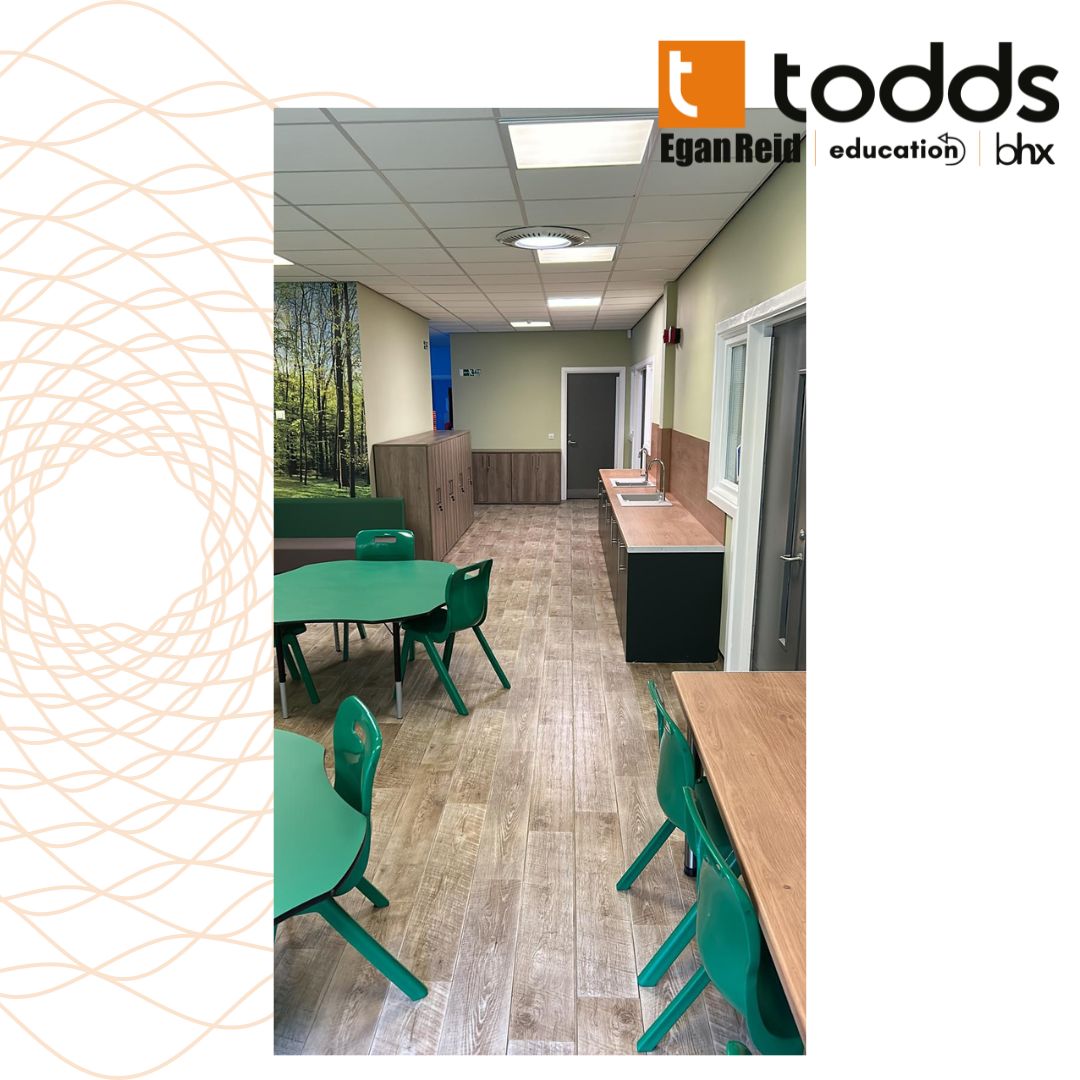 Another fully managed Project by the Team 👏🏻

Included a full refurbishment, furniture supply, and vinyl install 🔨🪑🖼️

#schoolrefurbishment 
#schooldesign #educationalrefurbishment #educationalfurniture #lincolnshire #lincolnshirebusiness #schoolfurniture