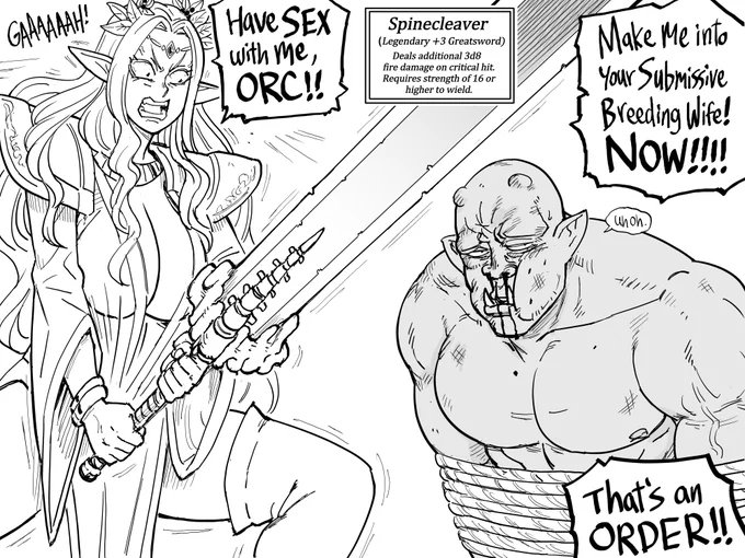 Patreon request:
A happy ending for the Alpha Elf.
https://t.co/lwftJc46hu
https://t.co/d41UXOCCOM 