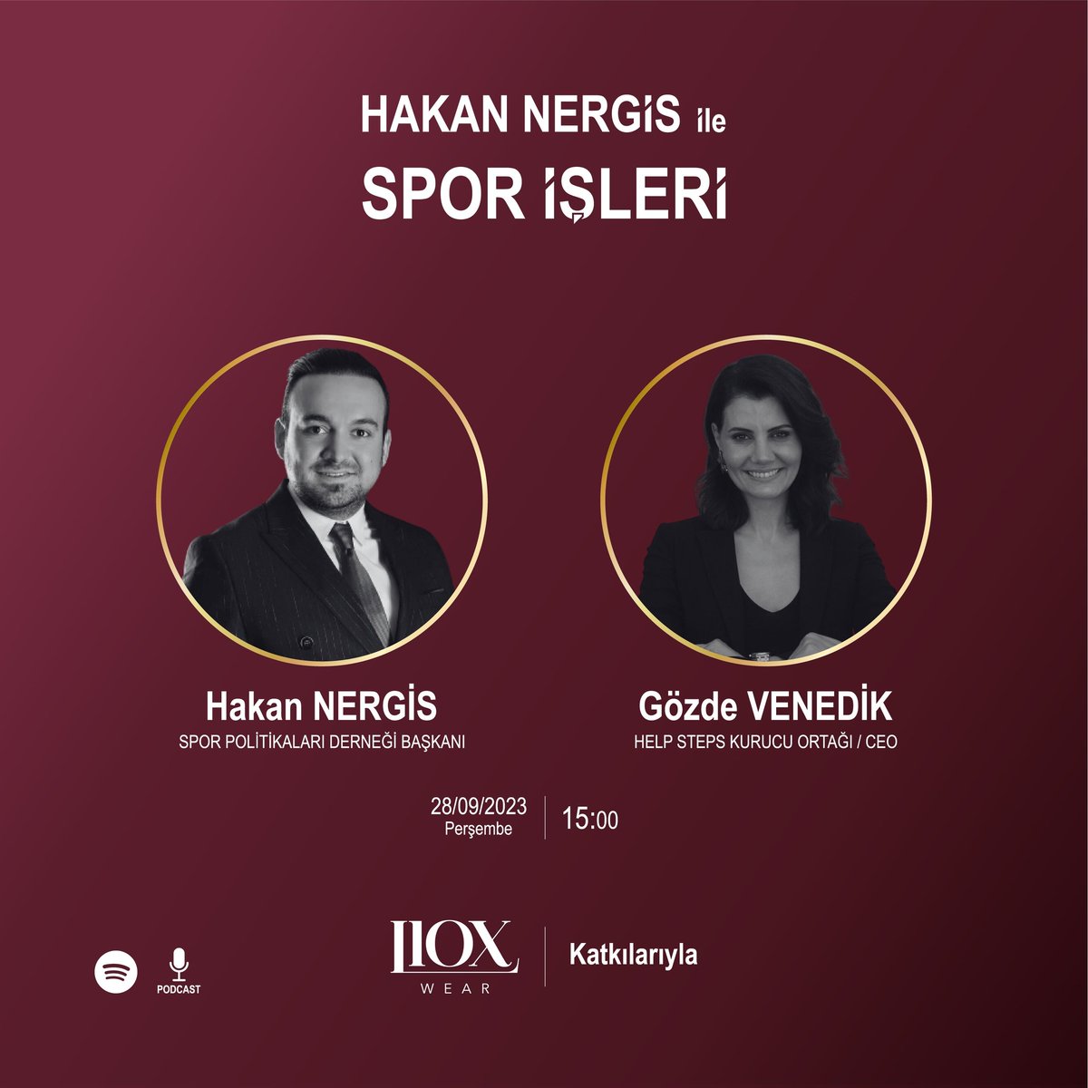 "Hakan NERGİS ile Spor İşleri" programının 9.Bölümünde konuk olarak; Help Steps Kurucu Ortağı ve CEO Gözde VENEDİK yer aldı. 

anchor.fm/hakannergis/ep…

<a href="/GozdeVenedik/">Gözde Venedik</a> 
<a href="/HelpSteps/">HelpSteps.com</a>