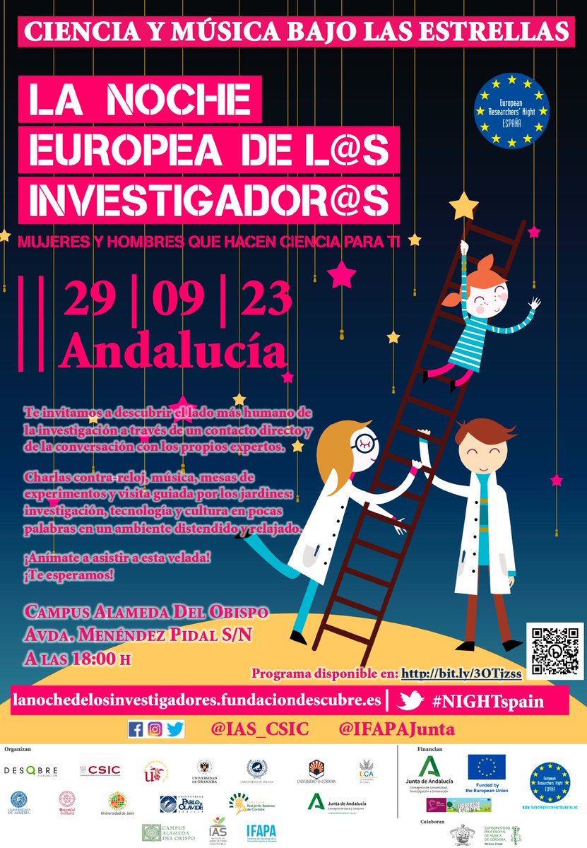 IAS_CSIC's tweet photo. ✨Ultimando detalles para celebrar #MAÑANA #CienciayMúsicabajolasEstrellas con @IAS_CSIC e @IfapaJunta: #microcharlas #experimentos #música #astronomía #Visitaguiada 🌻🦠🔬🔭🧪🎶
¿Te lo vas a perder?
📍Campus Alameda del Obispo
⏰18 h
¡Os esperamos!
#NIGHTspain @FDescubre https://t.co/h9lrUYbVnR