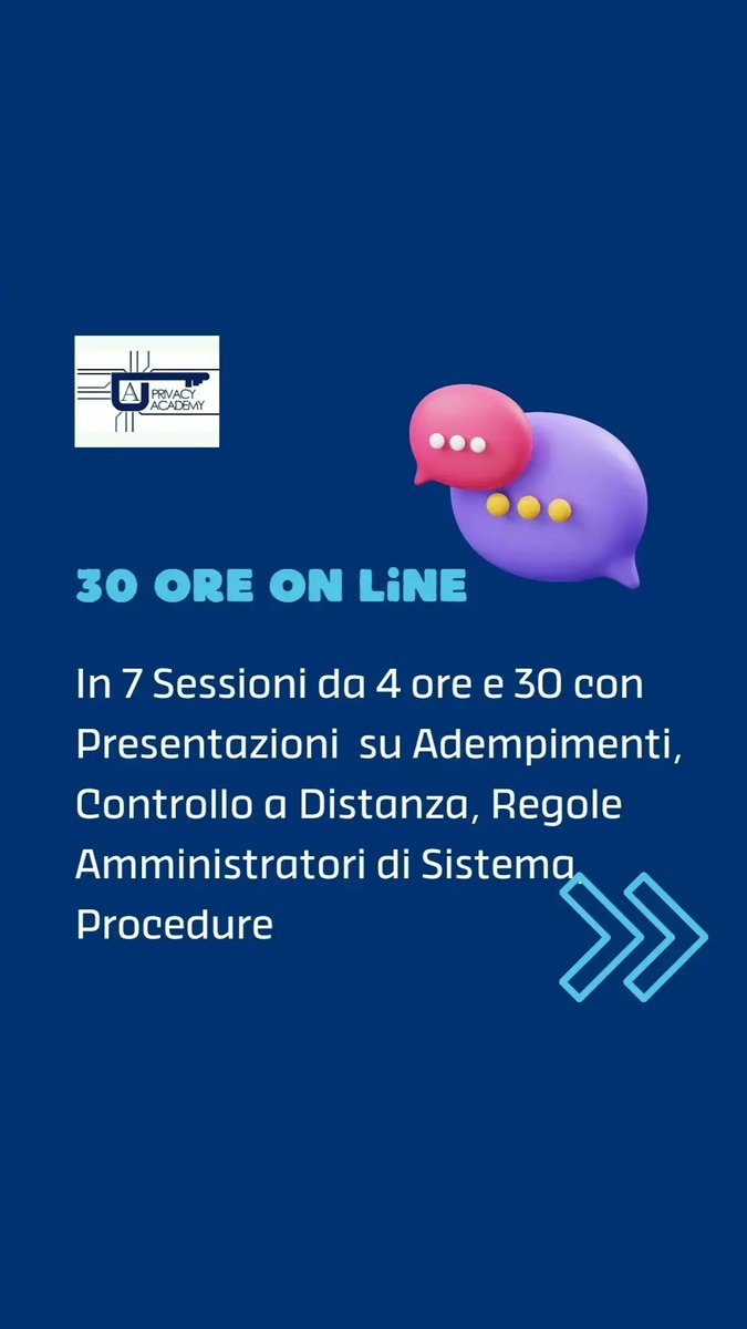 Privacy Academy 🇮🇹 tweet media
