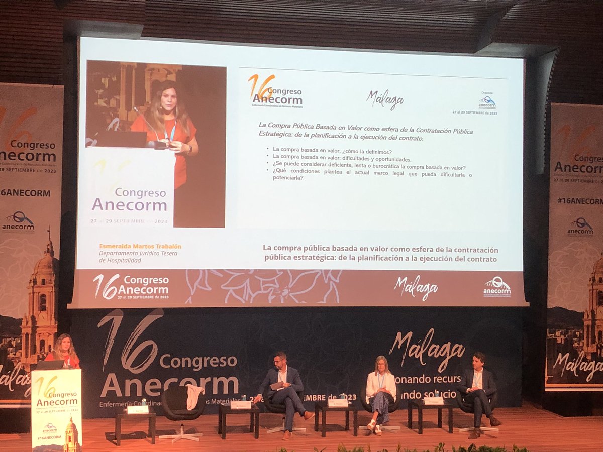 Area2RRMM's tweet photo. #16ANECORM Compra basada en valor, calidad y paciente como objetivos. https://t.co/cach1SQUKv