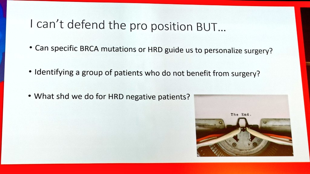 Aarthi S Jayraj (@jayrajaarthi) on Twitter photo Will #HRD guide primary #surgical approach in advanced #ovarian cancer? An excellent talk by <a href="/sundar_sudha/">Sudha Sundar</a> #ESGO2023
<a href="/annafagottimd/">Anna Fagotti</a> <a href="/seda2211/">Seda Şahin</a> <a href="/OncoAlert/">OncoAlert</a> Will #HRD guide primary #surgical approach in advanced #ovarian cancer? An excellent talk by <a href="/sundar_sudha/">Sudha Sundar</a> #ESGO2023
<a href="/annafagottimd/">Anna Fagotti</a> <a href="/seda2211/">Seda Şahin</a> <a href="/OncoAlert/">OncoAlert</a>