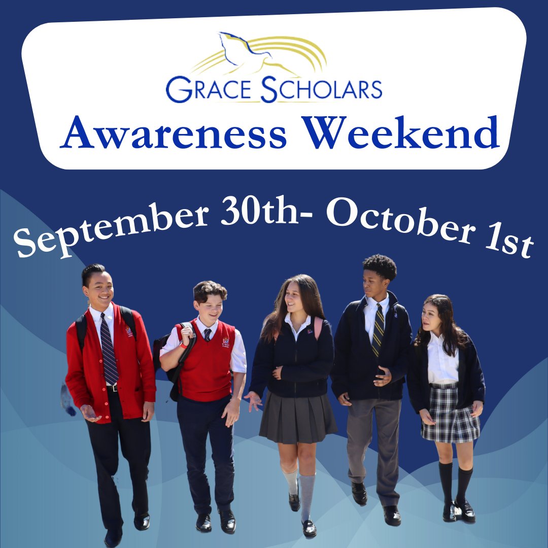 GRACEScholars's tweet photo. GRACE Awareness Weekend is here! Don’t miss out on your 2024 Tax Credit Opportunity. Register Early and support GRACE Scholarships for Catholic Schools! https://t.co/0TWLvpctnZ