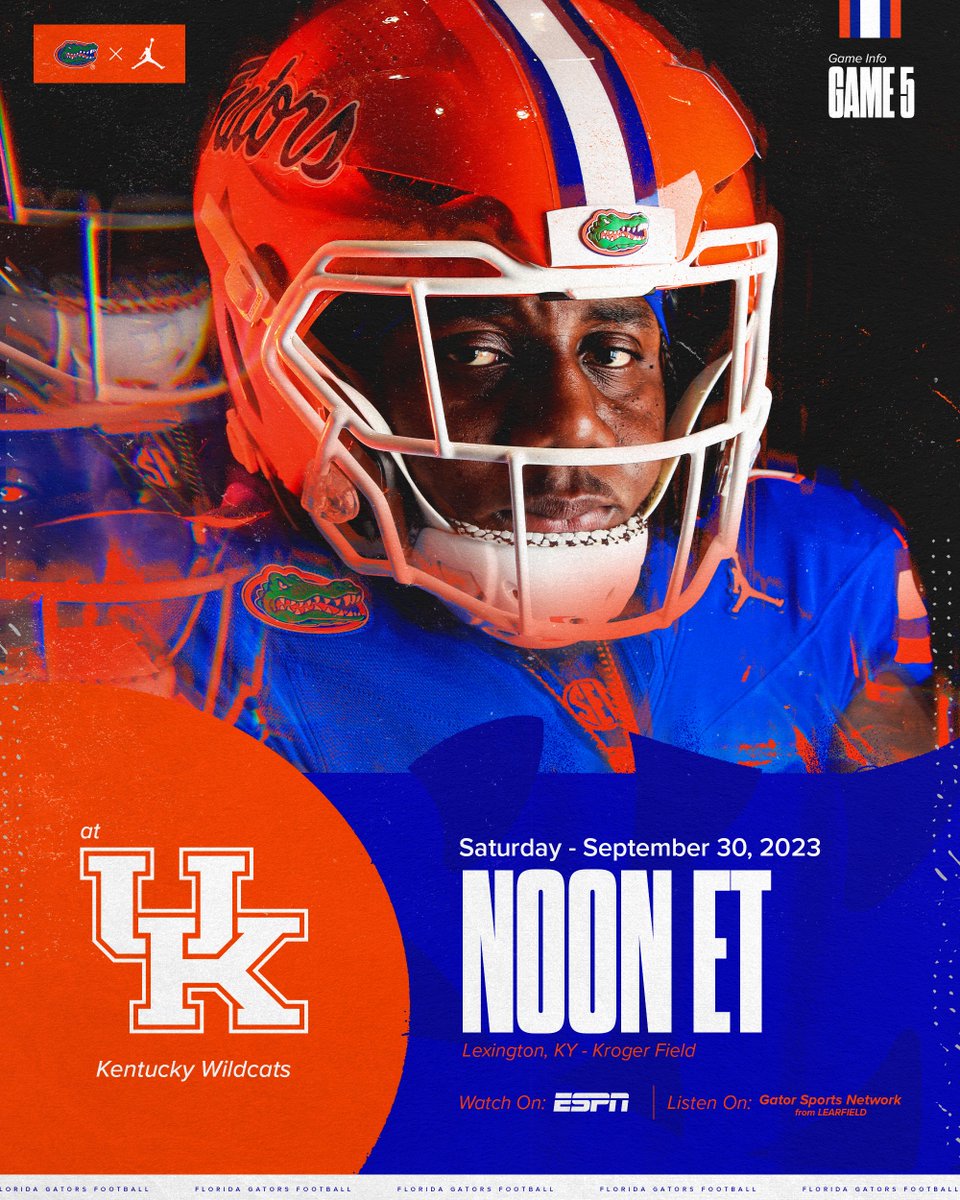 Business Trip. 💼
Noon ET 
ESPN

📺/📻 : floridagators.com/news/2023/9/28…

#GoGators | #jOURney
