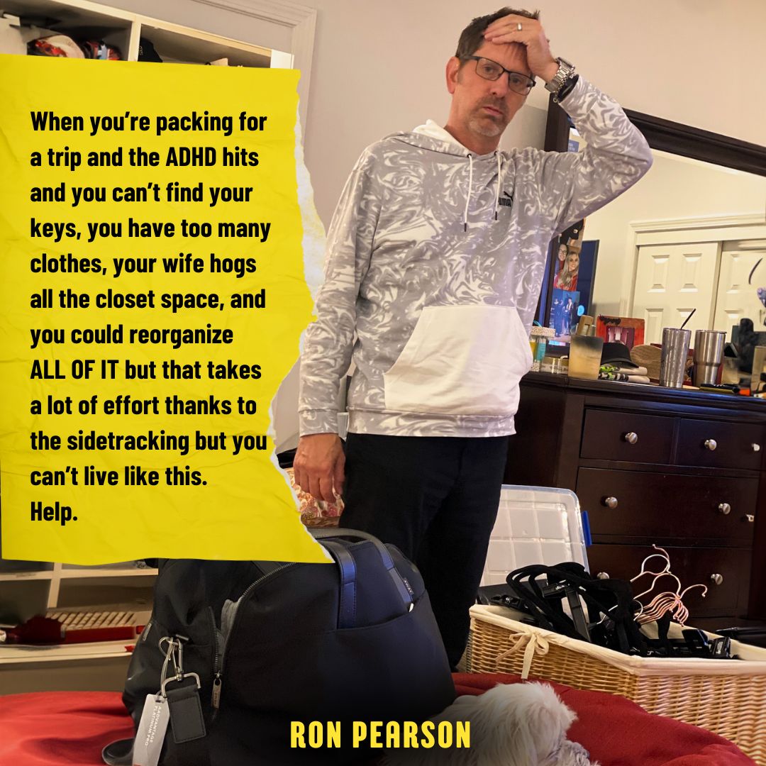 This is my life.

#adhd #ronpearsoncomedy #ronpearson #comedian #traveling