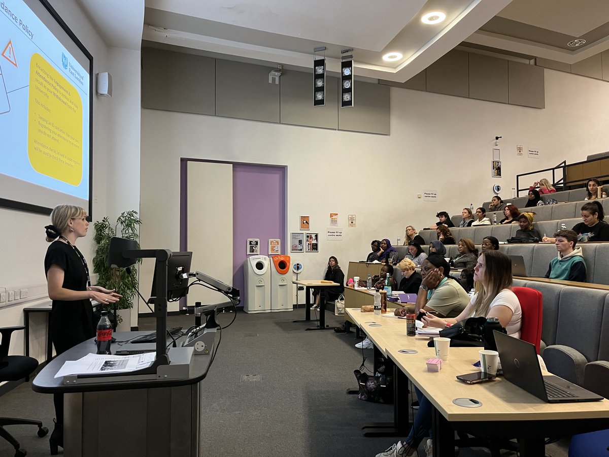 We're at our Welcome Week event at our Stratford campus and nothing feels better than having a class full of students! 

Join us today and tomorrow and let's make term one a remarkable journey together! 😍#WelcomeToEastLondon