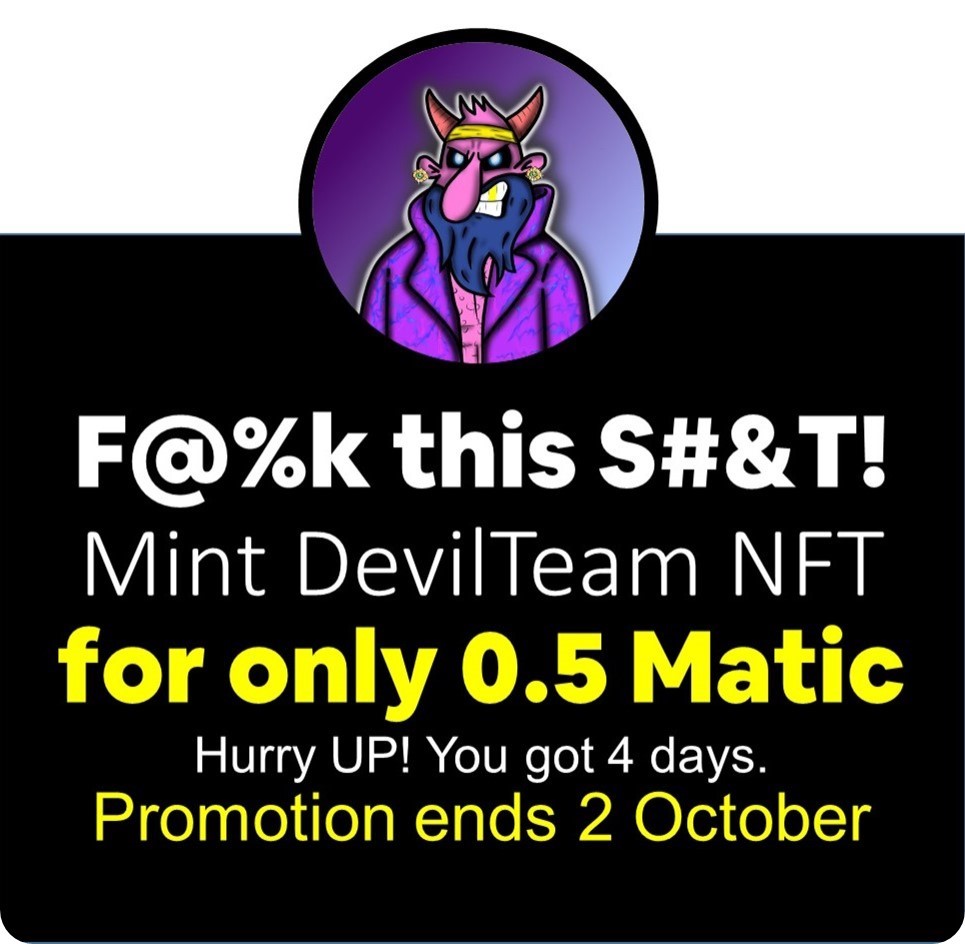 🤘🤘🤘MINT HERE🤘🤘🤘 nft-generator.art/mints/cl2eou2b… If you mint 10 you will get 1 for free.