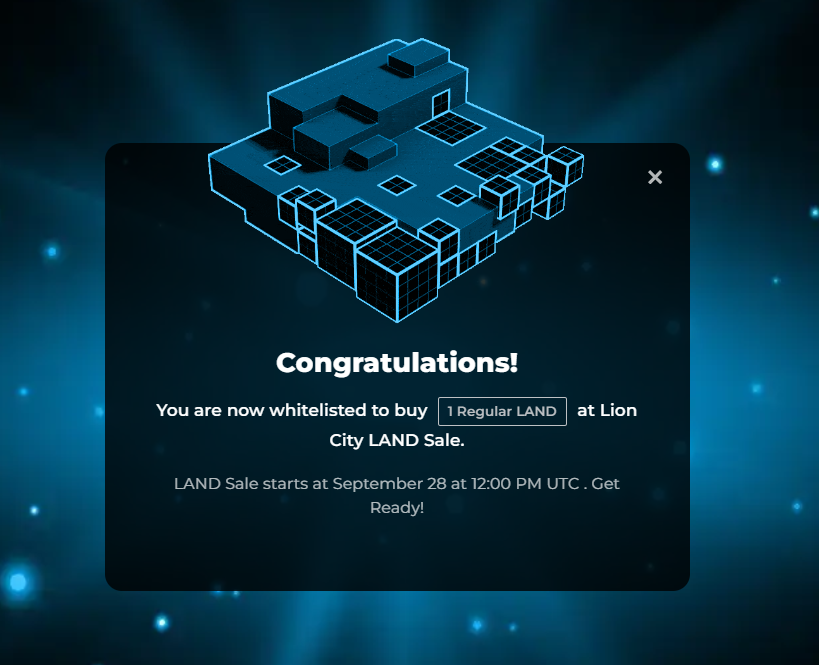 jfbarsana's tweet photo. Oh Finally! After just buying a piece of land in the market just to own one, this is my first time in 4 tries to win in the raffle! @TheSandboxGame LFG! https://t.co/pQ1tM4qtlR