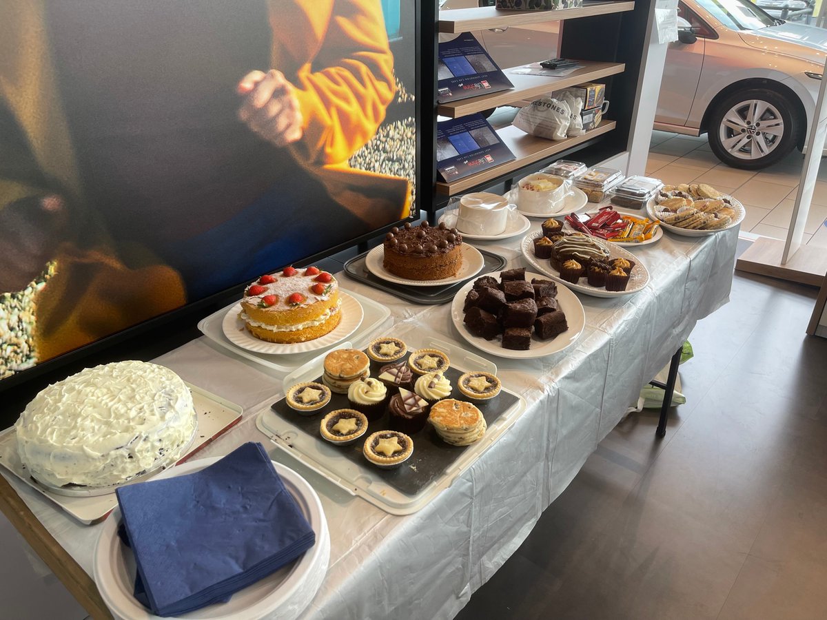 MonMotorsGroup's tweet photo. ☕🍰 What a fantastic morning it's been at Volkswagen Merthyr! We're thrilled to share that our Macmillan Coffee Morning was a resounding success, all thanks to the team's incredible support!

Thank you, Volkswagen Merthyr family! 🚗💙 

#MonMotors #Volkswagen #MonMotorsGroup https://t.co/iMeGDZoLHv