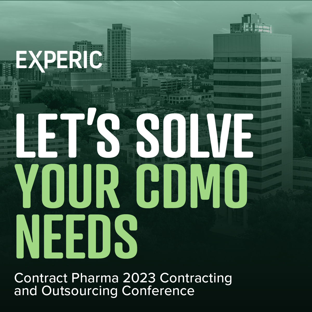 Attending Contract Pharma in New Brunswick? Seize the opportunity to discover tailored solutions for your biggest challenges. Put our unrivaled expertise to work for you. Schedule a meeting today! 

ow.ly/99tT50PEs8c

#CDMO #drugdevelopment #clinicaltrials #pharmaceuticals