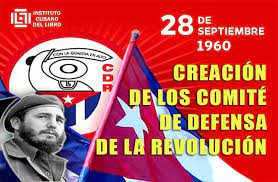 28 septiembre 1960: Creación de los Comités de Defensa de la Revolución (CDR). Felicidades a todos los cederistas en el aniversario de esta gloriosa organización de masas. #SanctiSpíritusEnMarcha.#CabaiguánEduca.#XCongresoCDR.