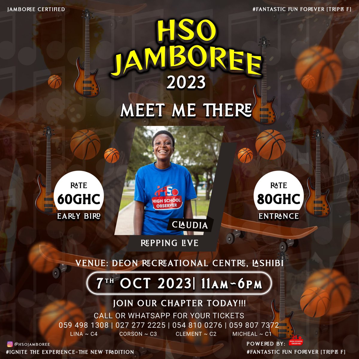 highschobserver's tweet photo. HSO JAMBOREE- 7Th October

Loc: Deon Recreational Centre https://t.co/Xxpu1PQc6p