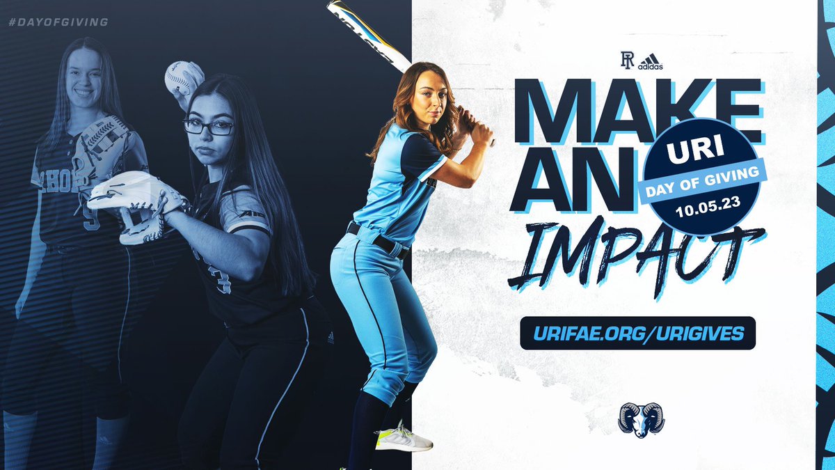 We are one week away from URI’s Day of Giving! 

Let’s hit it out of the park together! We are looking to enhance fueling/nutrition opportunities post workouts, continue to keep up to date with technology, and further branding our locker room! 

Link in bio to make an early gift!