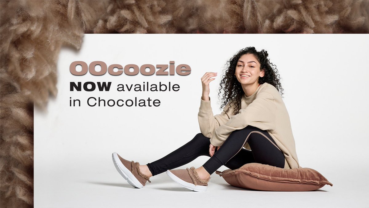oofos's tweet photo. NEW #ActiveRecovery featuring OOfoam™ technology and vegan faux sherpa that pairs perfectly with your favorite loungewear. Now available in Chocolate in both mule and low shoe style, and Cabernet in low shoe style. https://t.co/14szmQL7NF
