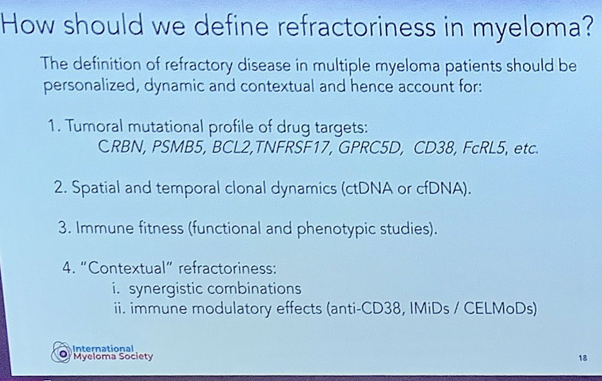 Shonali Midha, M.D. (@shomidha) on Twitter photo Honestly, I think this is one of the key clinical takeaways from #IMS23 presented by <a href="/NBahlis/">nizar jacques bahlis</a>… we have to change how we think about treatment and outgrow lines/class-refractory to dynamic and personalized management. #mmsm Honestly, I think this is one of the key clinical takeaways from #IMS23 presented by <a href="/NBahlis/">nizar jacques bahlis</a>… we have to change how we think about treatment and outgrow lines/class-refractory to dynamic and personalized management. #mmsm