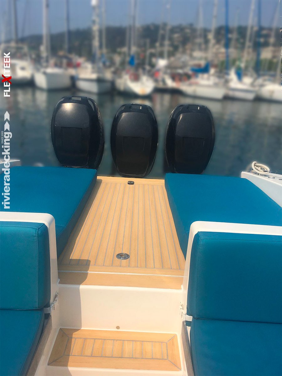 riviera_decking's tweet photo. Yacht Tender... #yachting 
Flexiteek and gray caulking 
#MarineNonSlip https://t.co/7LkqFSYqVz