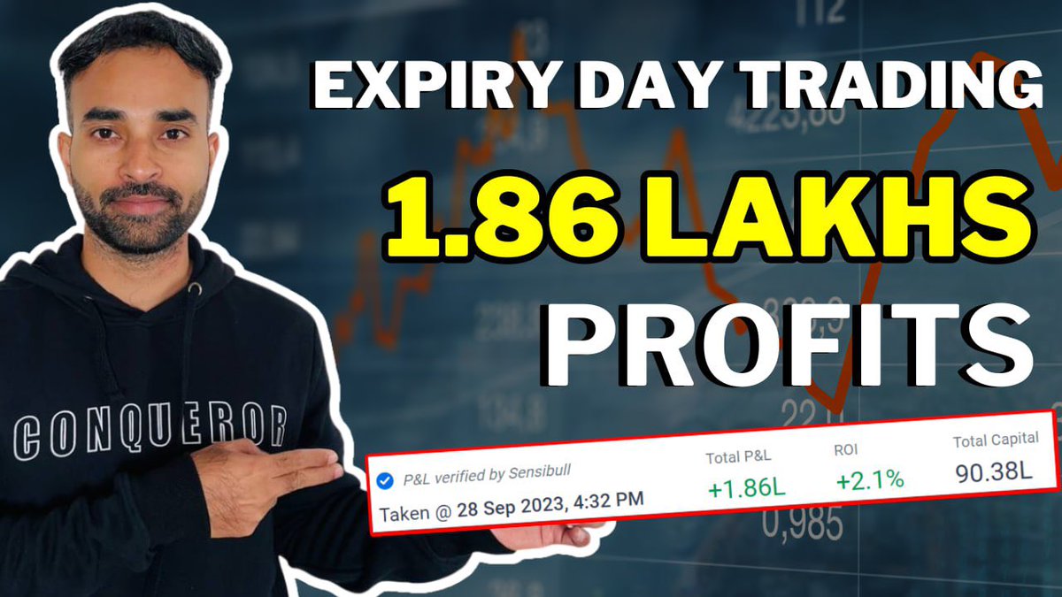 kirubaakaran's tweet image. In this video, I have explained how today's expiry was traded through the auto adjustment short strangle trading bot. I have explained the list of trades taken today. #expirytrading 

⏬Watch Now⏬
youtu.be/OjR8qWN5AQQ