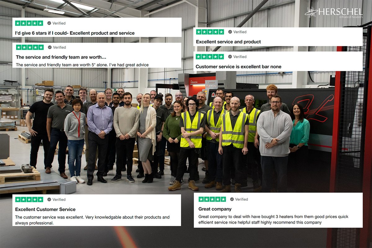 herschel_ir's tweet photo. ๐ Customer service is our number one priority & weโre delighted when we hear how our customers have enjoyed their experience.
Weโre super proud of our team โ meet some of the faces behind Herschel!
#herschelinfrared #teamphoto #meettheteam https://t.co/LPiEEVwCoz