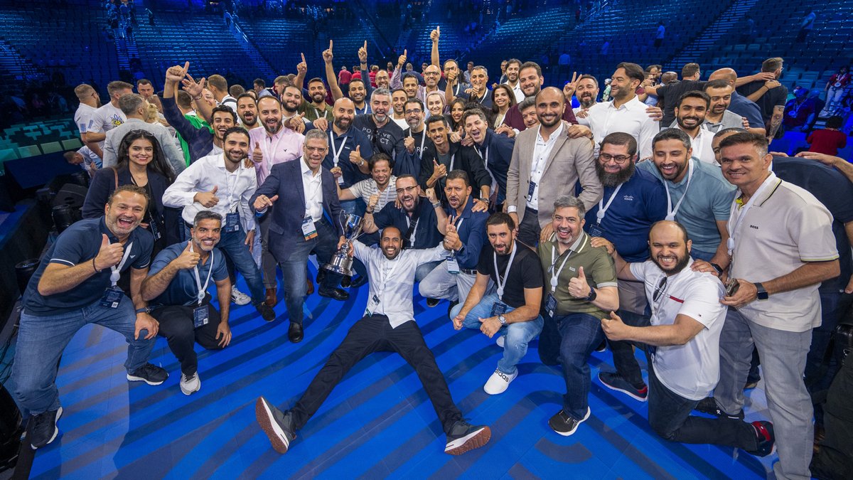 CiscoSaudia's tweet photo. It was time for double celebration with the Cisco Saudi team ๐ ๐ - bringing back the trophy of "Country of the Year"๐from #CiscoImpact and proudly marking the 93rd #SaudiNationalDay ๐ธ๐ฆ
#WeAreCisco #LoveWhereYouWork https://t.co/PtDlZ8csuV