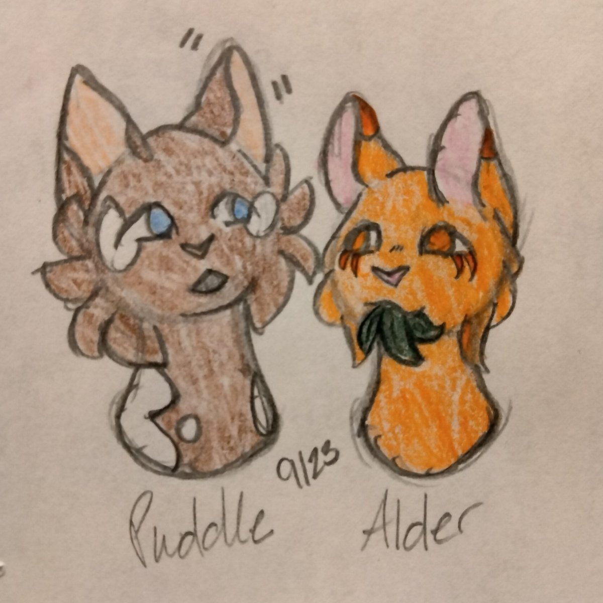 womelsdorf_art's tweet photo. More friends and potential loves

#warriorcats #warriors #cats #daisy #squirrelflight #alderheart #puddleshine #plumwillow #hawkwing #coloredpencil https://t.co/Tr5qqDAFhC