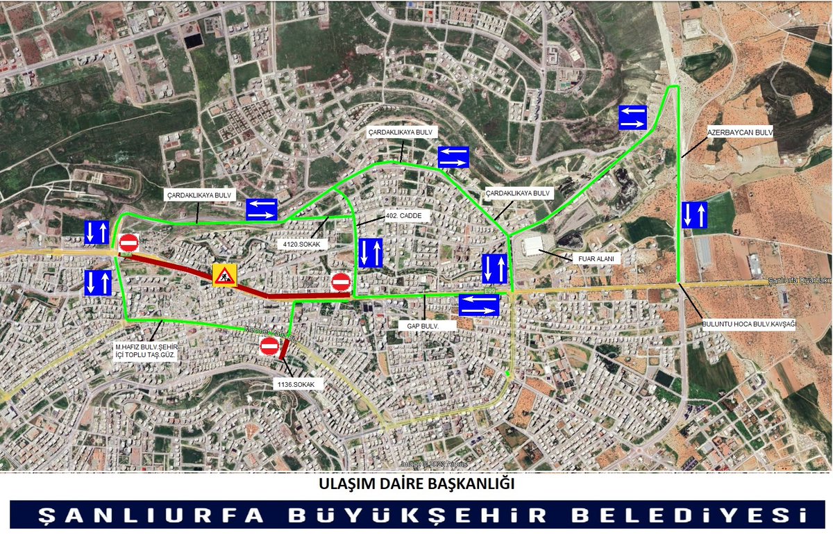 📢LÜTFEN DİKKAT!

Balıkayağı Köprülü Kavşak çalışması kapsamında Diyarbakır-Şanlıurfa (Gap Bulvarı) yolunun bir kısmı bu gece (28.09.2023) araç trafiğine kapatılacaktır.

Alternatif güzergâhlar;

Şehir Merkezi (Abide) istikametinden gelip Diyarbakır yönüne devam etmek isteyen