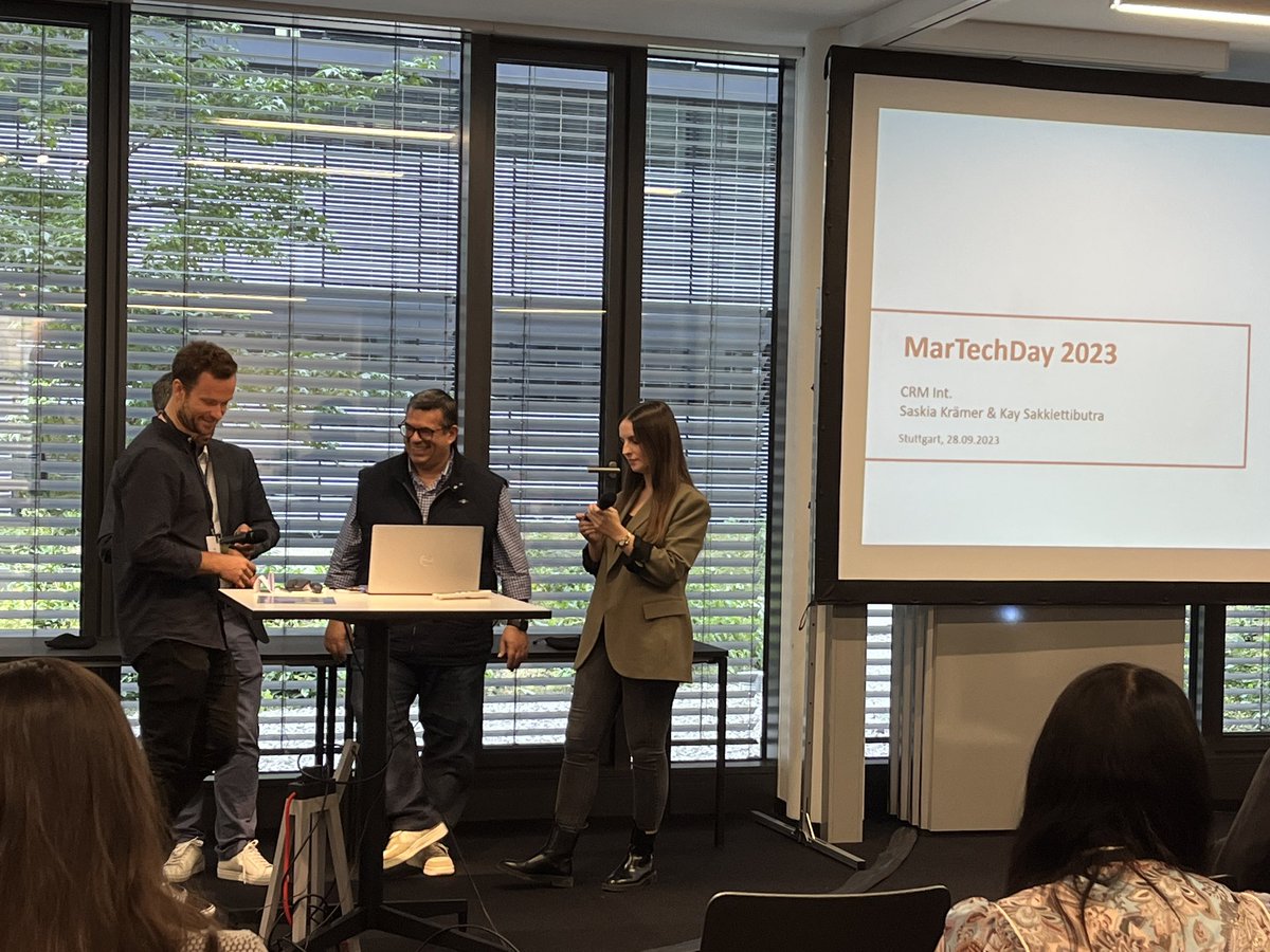 Nächster Vortrag von #Kaufland auf dem #MarTechDay 
Thema: Personalisierte Customer Journey bei Kaufland

#Marketing #Data #Analytics