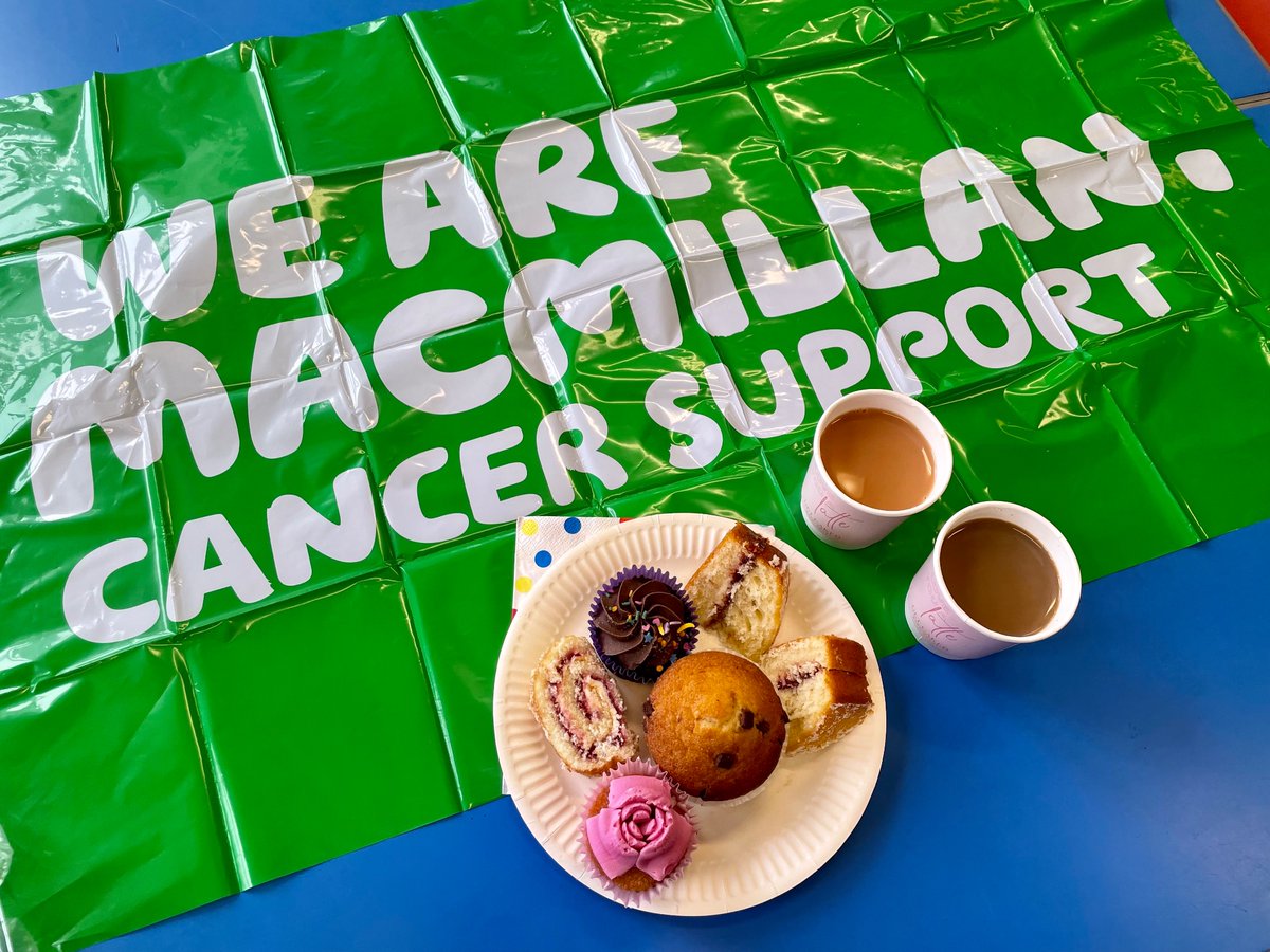 Mrs_Murphy_Eng's tweet photo. A wonderful morning at @BaglanPrimary1 supporting their #macmillancoffeemorning! What better way to start the day than with cake? 🍰🧁 https://t.co/d78EiCgaqN