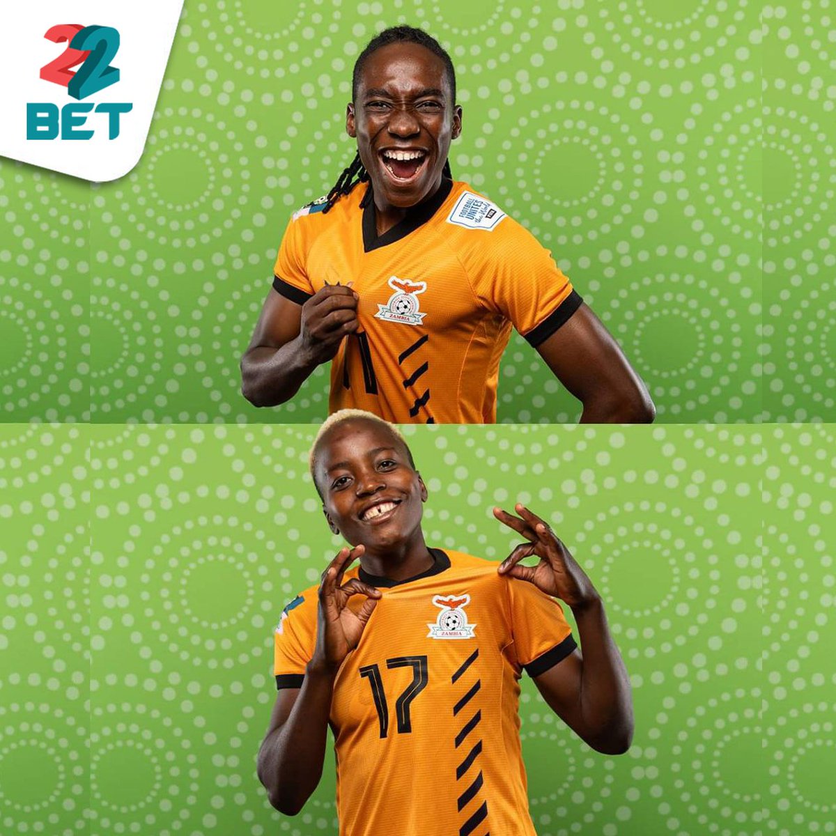 #Switchto22bet ➡️ 22bet.co.zm 
Use Promo code BET22 
200% welcome bonus up to
 1600 ZMW

Here are our hat-trick heroes 🙌 in one of the biggest away wins for the Copper Queens. 
Morocco 🇲🇦  2 - 6 Zambia 🇿🇲.

#WeAreCopperQueens #Zambiakuchalo #22BetZambia #Bestodds
