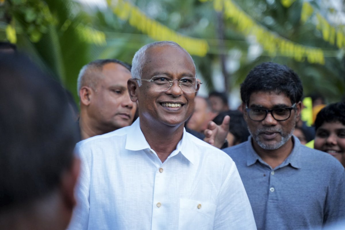 MDPSecretariat's tweet photo. އެންމެން އެކީ މިސްރާބު މިހިރީ އުފާވެރި އަމާންރާއްޖެ އަކަށް

#IbuAslam2023
#VoteMDP
#UfaveriAmaanRaajje https://t.co/OvA1TGP5Fr