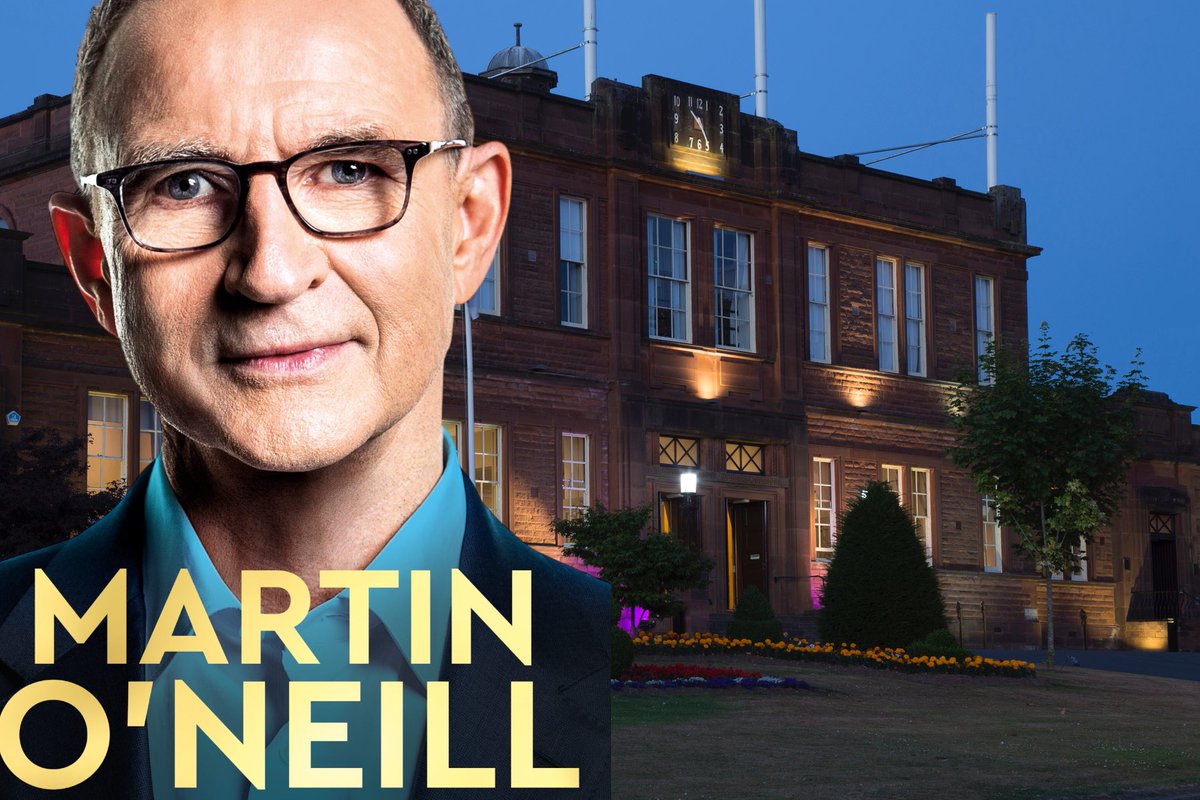 ⚽️ 𝗔𝗻 𝗘𝘃𝗲𝗻𝗶𝗻𝗴 𝘄𝗶𝘁𝗵 𝗠𝗮𝗿𝘁𝗶𝗻 𝗢’𝗡𝗲𝗶𝗹𝗹 ☘️

🗓️ Saturday 28th October 
📍 Easterbrook Hall, Dumfries 
🎤 Hosted by Paul John Dykes
🎟️ 𝐎𝐍 𝐒𝐀𝐋𝐄 𝐍𝐎𝐖

𝗕𝗢𝗢𝗞: ONeillDumfries.Eventbrite.co.uk 

#MartinONeill #Dumfries #Longest40