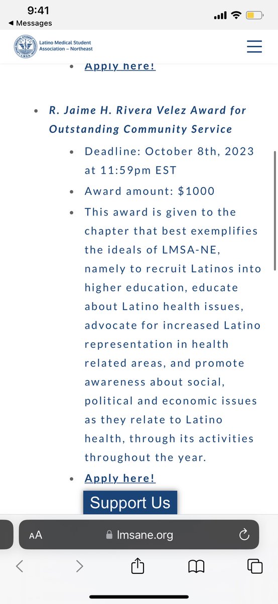 yanilkarg's tweet photo. Calling all aspiring medical professionals! Don’t miss out on these incredible awards offered by the LMSA for the 2023-24 academic year. There are opportunities for recognition, for those applying to residency, support for medical licensing exam costs 💫 https://t.co/bqIyPNrZAg https://t.co/rB0HKE6yB7
