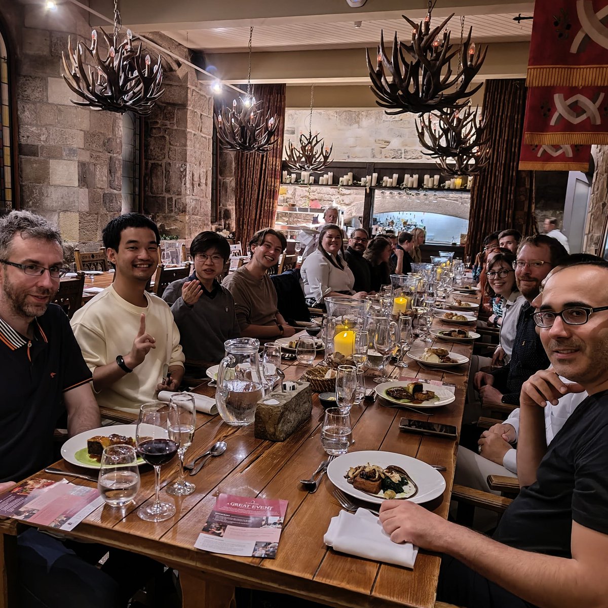 Finishing off Day 1 of the Design &amp; Analysis of Precision Medicine Trials short course with a lovely meal at the iconic Blackfriars Restaurant.  🤌

#ShortCourse #PrecisionMedicine