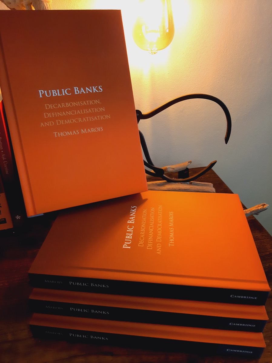 Huge honor 🙏 #EAEPE has given my #PublicBanks book the Joan Robinson Prize for best book 2023. Much gratitude. @CUPAcademic is giving a 20% discount now. Use MAROIS23, incl. Paperback doi.org/10.1017/978110… @PublicBankNYC @sfpublicbank @McMasterSocSci @PublicBanksNow