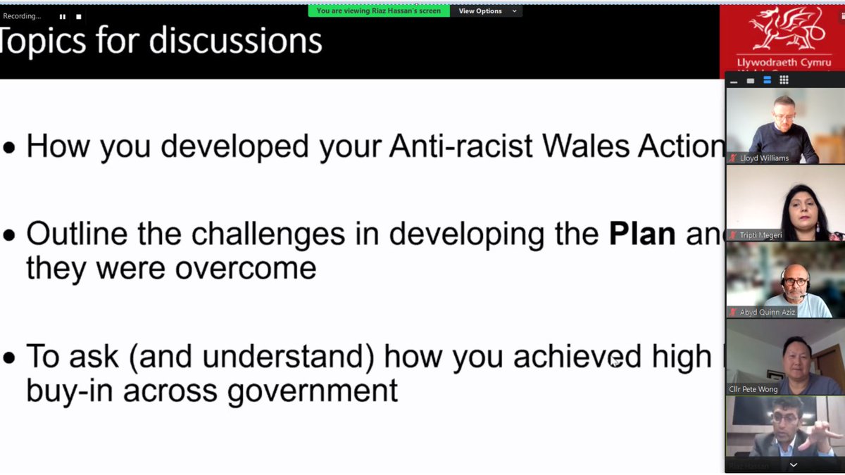 Great feeling to have our first Members Meeting after a little break. Big thank you to Riaz Hassan from Welsh Government delivering an update on the Anti-Racist Action Plan