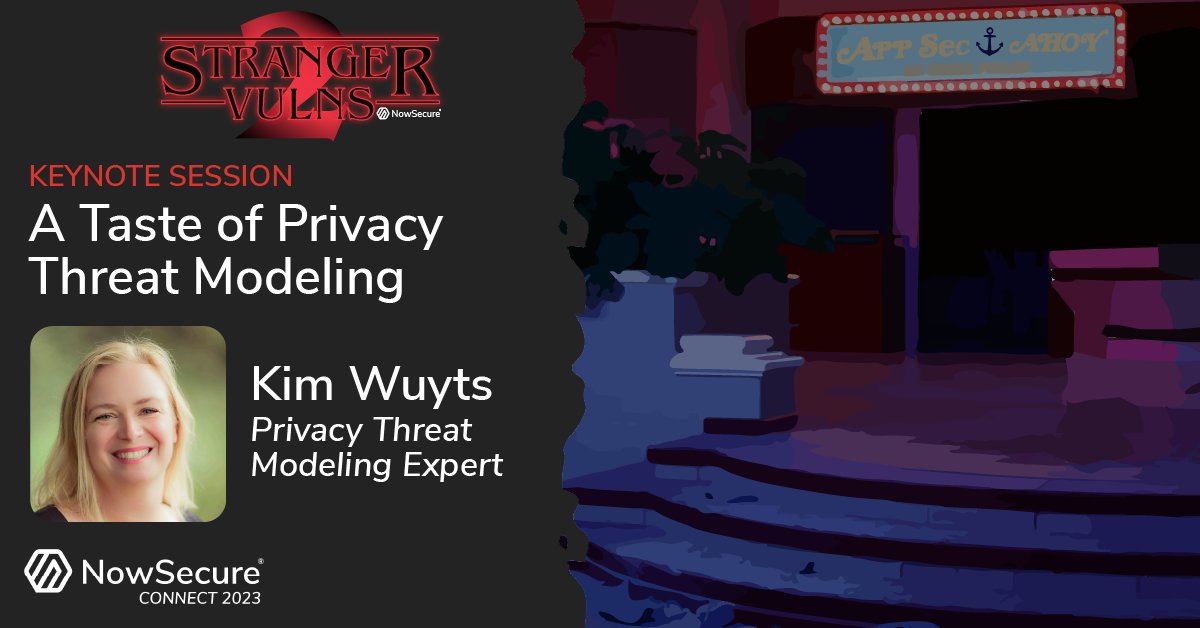 NowSecureMobile's tweet photo. Help us welcome @Wuytski as our Keynote Speaker for #NSConnect23 Stranger Vulns 2! Register for her session "A Taste of Privacy Threat Modeling" and see how to best integrate privacy in existing security development practices.
https://t.co/cJvNyBwAH1 https://t.co/e7C5W8Cnyp