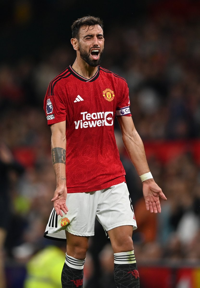 WhoScored's tweet photo. 😬 No outfield player has made more inaccurate passes than Bruno Fernandes in the Premier League this season (80) https://t.co/O5f2oD112L