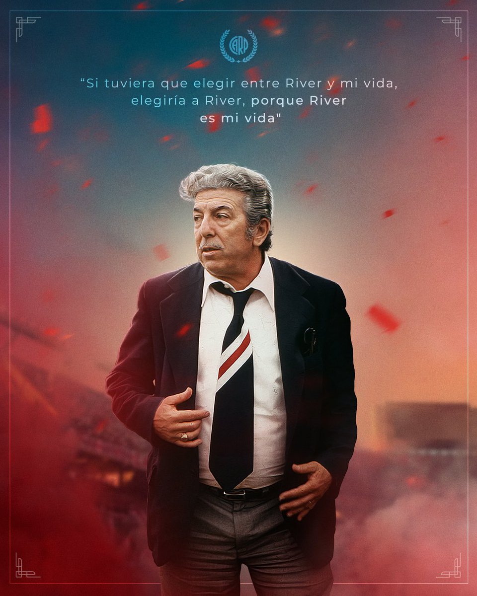 Decir Labruna es decir River.

#DíaDelHinchaDeRiver ⚪️❤️⚪️