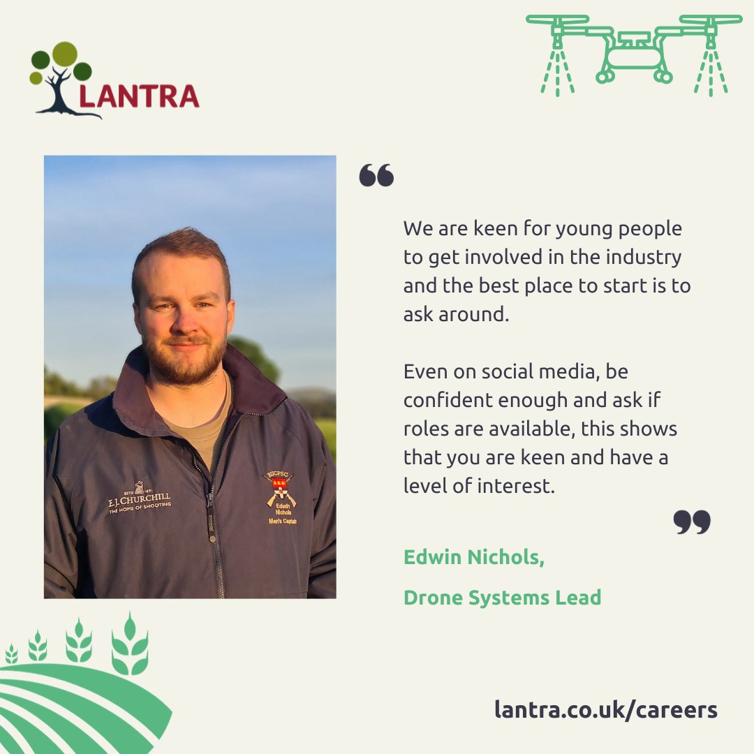 A new #casestudy is NOW live on our website! 🤩
 
Edwin Nichols is the Drone Systems Lead <a href="/dronesforag/">Drone Ag</a>  🛰📲
 
From being the third employer of the company when he first started, Edwin’s dedication shines through!🌱
 
Click ⬇️ for more!
bit.ly/3EVnC2U  

 #technology