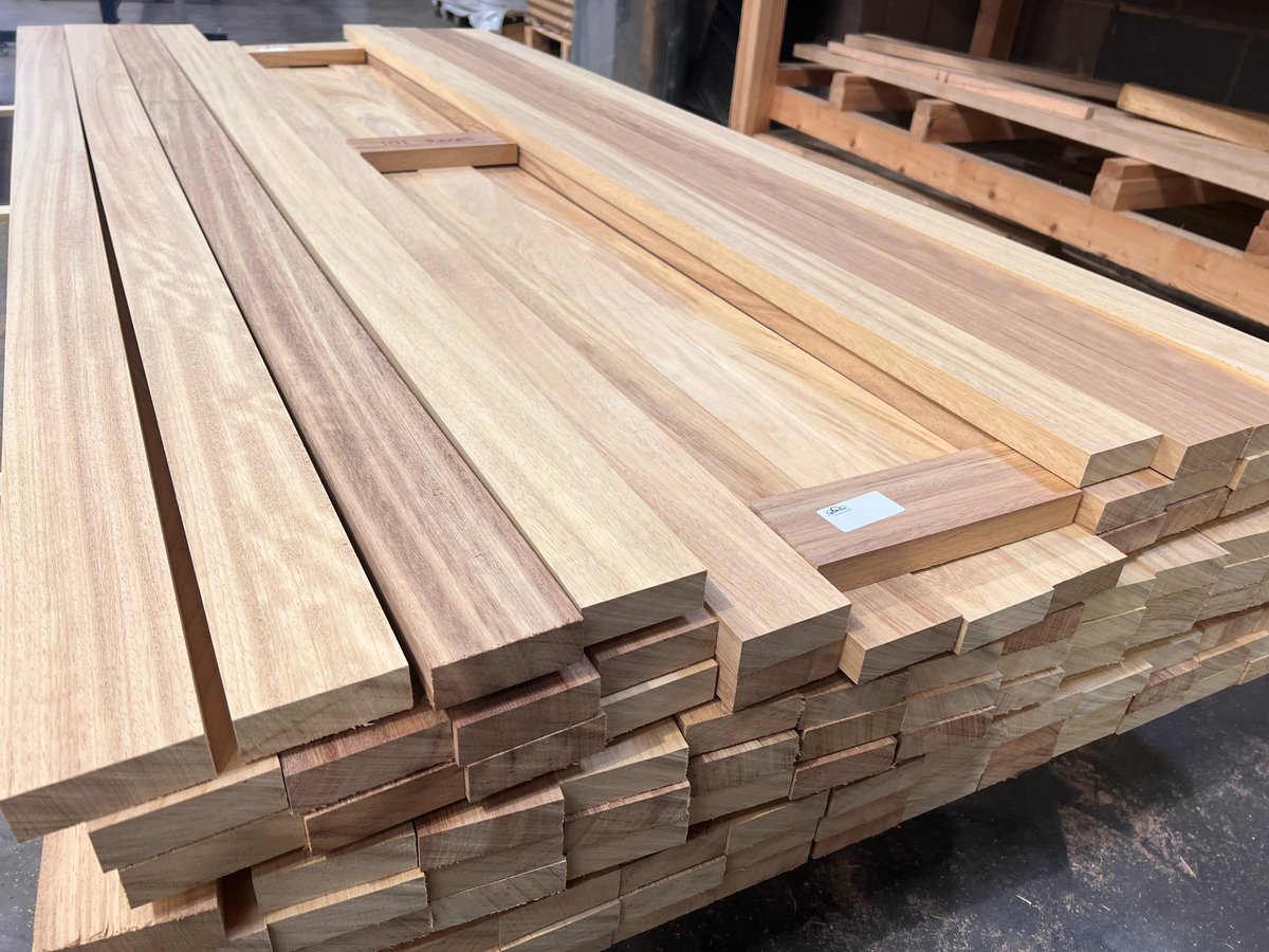 Some beautiful cut to size African Iroko which will be used to build a gate 🙌 #timber #woodworking #iroko #gate #gatedesign #garden #homedecor #homerenovation #homedesign #landscapedesign #landscaping #landscapes #share