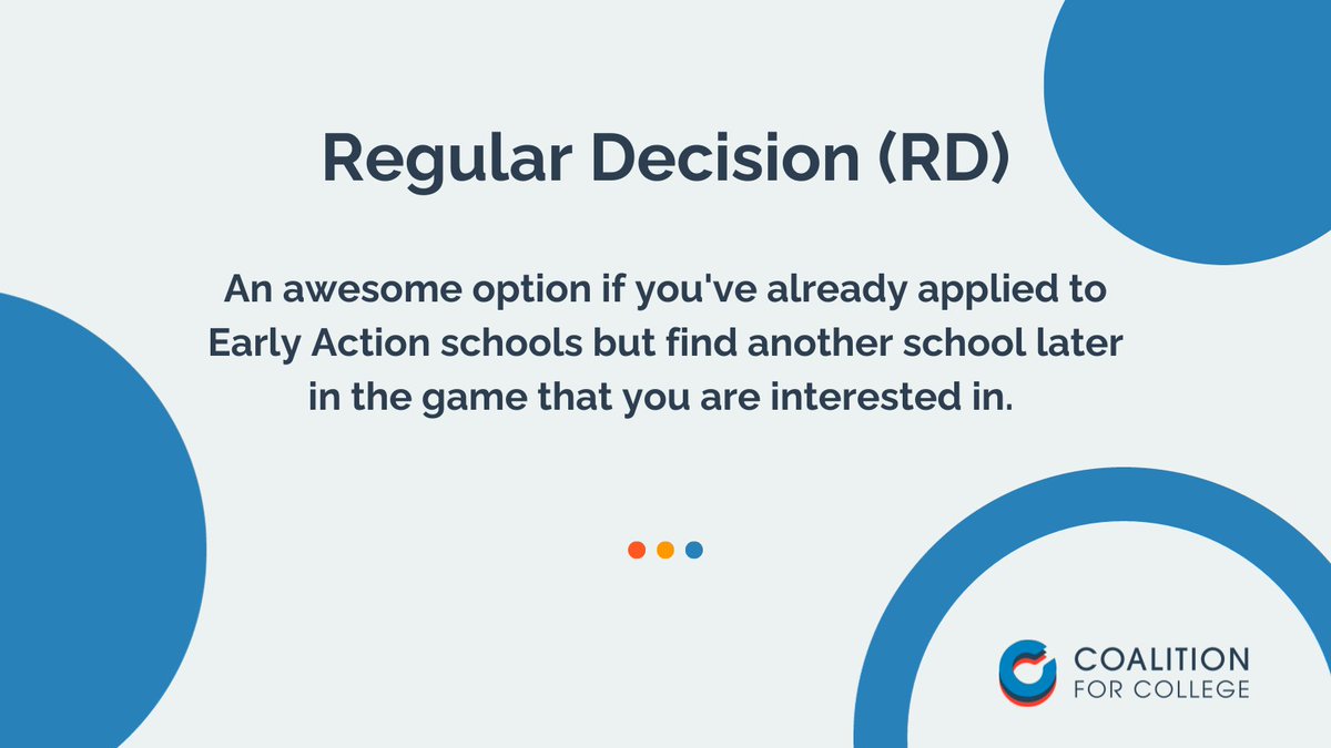 Trying to figure out which application round is the best for you? We're here to help!