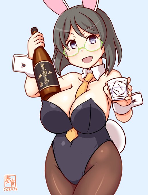 「ふむ、これはいいものですね!」

#艦これ版真剣お絵描き60分一本勝負_20230928
#霧島 