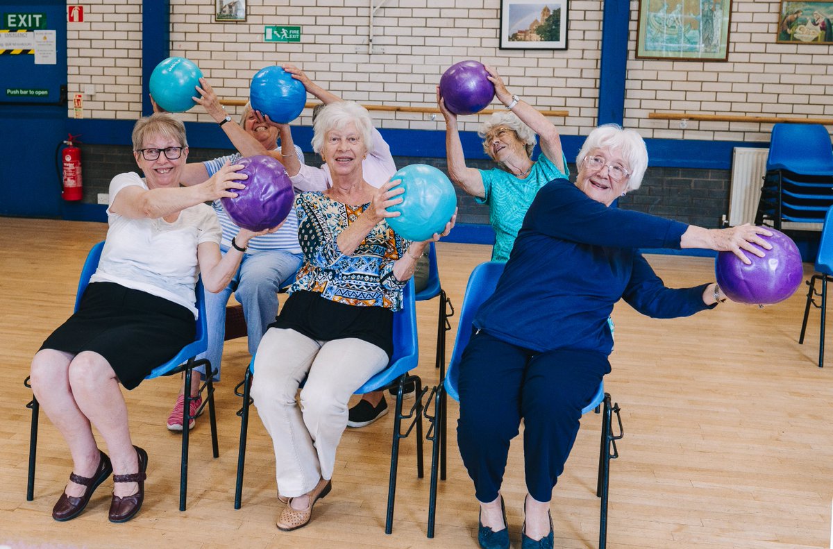 We are currently running 2 gentle exercise groups open to anyone over the age of 50: one in Cowbridge, and one in Barry. All exercises can be done seated or standing and there is no pressure. Come and join us and improve your strength and balance!
